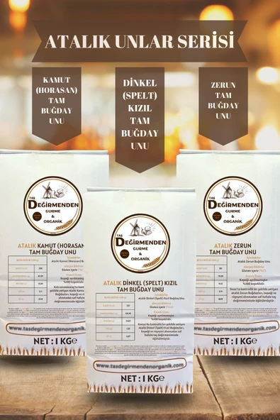 Atalık Unlar Seti 2 (Dinkel-Kamut-Zerun) ürün görseli 1