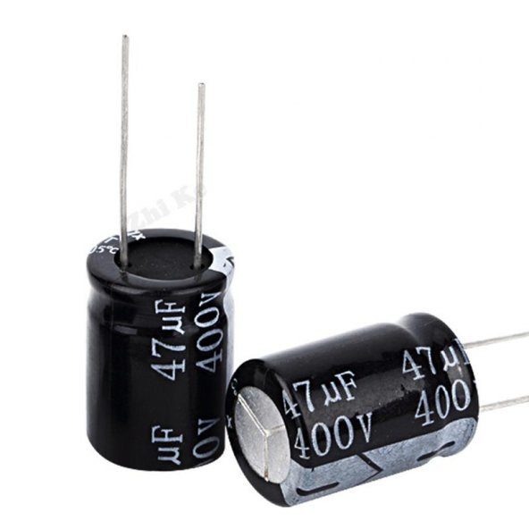 47uF 400V Elektrolit Kondansatör ürün görseli 1