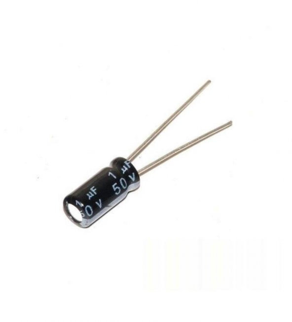 1uF 50V Elektrolit Kondansatör ürün görseli 1