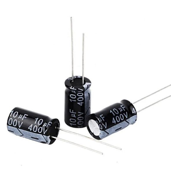 10uF 400V  Elektrolit Kondansatör ürün görseli 1