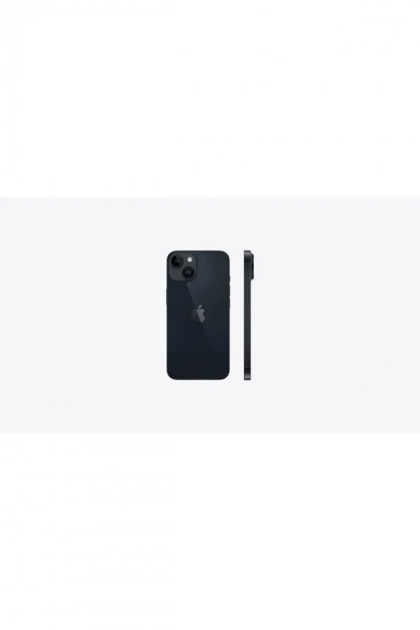 Iphone 14 Plus Batarya Pil Kapağı - Gece Yarısı Siyah ürün görseli 1