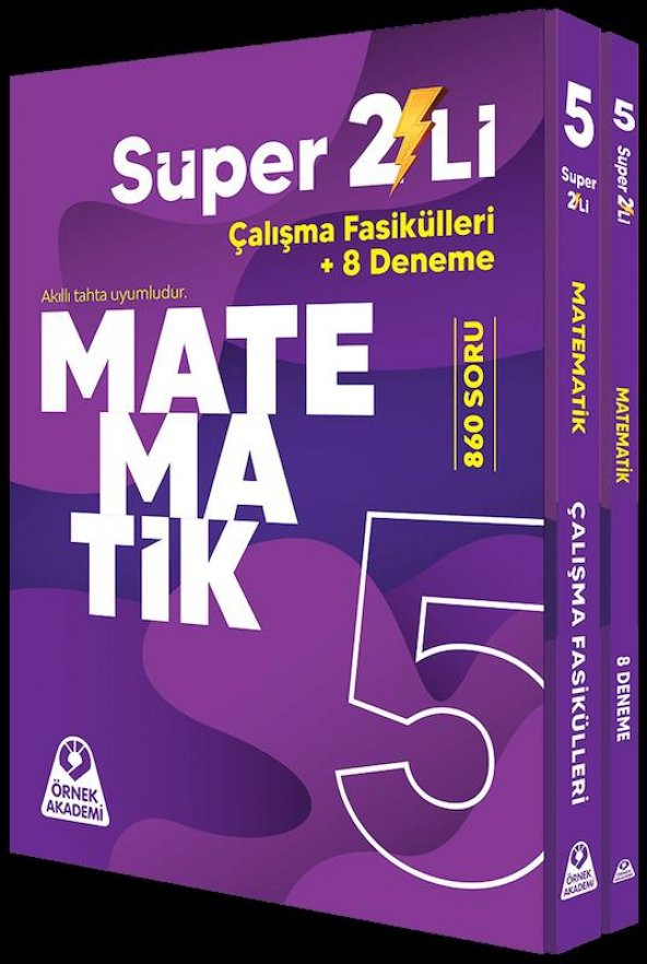 5. Sınıf Süper İkili Matematik Seti Örnek Akademi ürün görseli 1