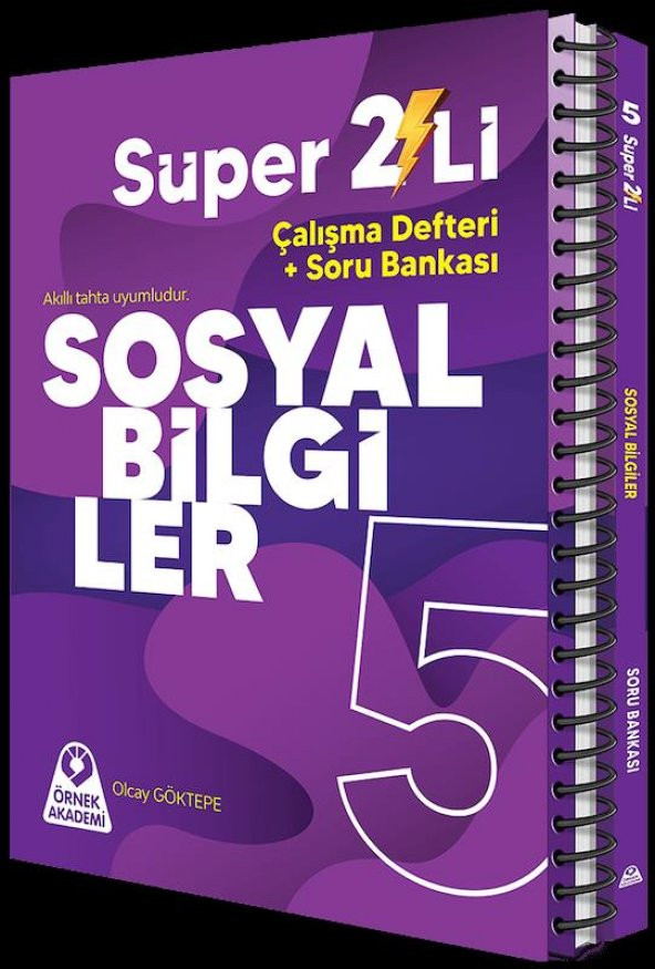 5. Sınıf Süper İkili Sosyal Bilgiler Seti Örnek Akademi ürün görseli 1