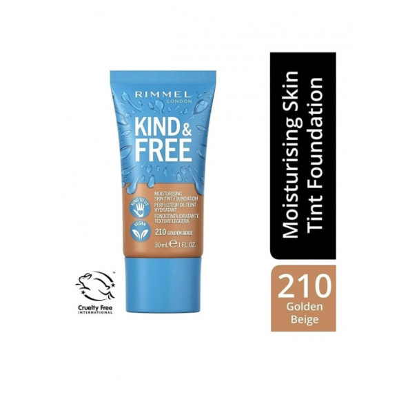 Rimmel London Kind Free Foundation 210 Golden Beige ürün görseli 1