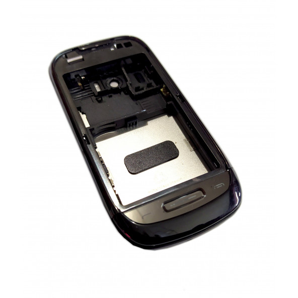 Nokia C6-00 Kasa Kapak Tuş Takımı C6-00 Uyumlu Siyah Renk Orta Kasa Ön Kapak Arka Kapak Tuş Takımı ürün görseli 1