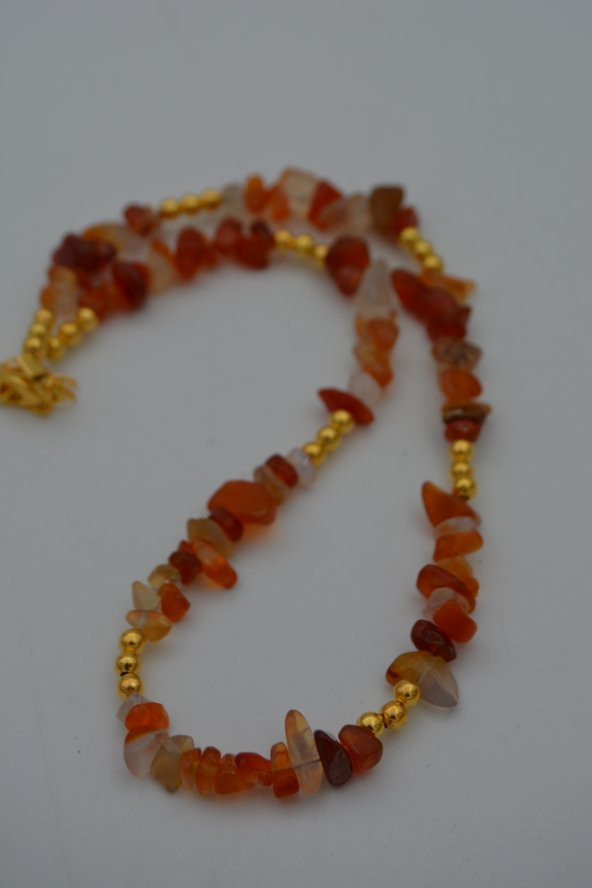 STONEAGE YEMEN AKİĞİ DOĞALTAŞLI KOLYE ürün görseli 1