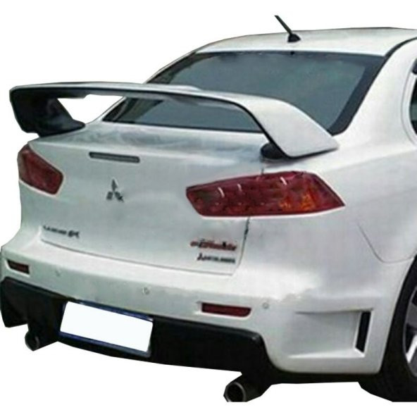 Mitsubishi Lancer 2008-2013 Evo X Spoiler Yüksek Plastik Boyalı ürün görseli 1
