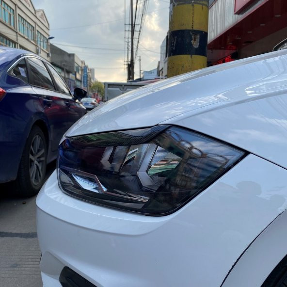 Vw Polo Mk6 2019+ Far Kaşı Piano Black Kaş Parlak Siyah ürün görseli 1