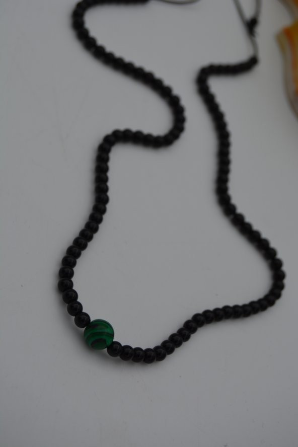 STONEAGE JEWELLERY Malahit ve Oniks Kolye ürün görseli 1