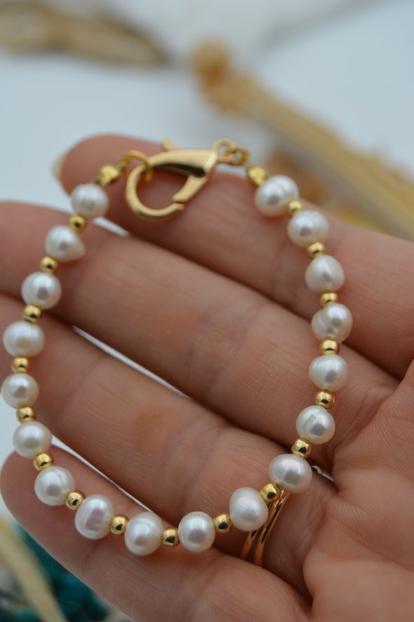 STONEAGE JEWELLERY İnci Bileklik ürün görseli 1