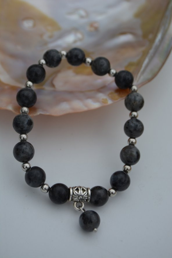 STONEAGE JEWELLERY Larvakit Doğal Taşlı Bileklik ürün görseli 1