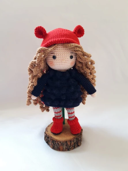 Nancy Girl dolls Bebek Amigurumi Organik Oyuncak ürün görseli 1
