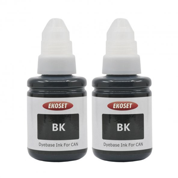 Ekoset Canon Pixma G4400 uyumlu Siyah mürekkep 2 adet 135 ml ürün görseli 1