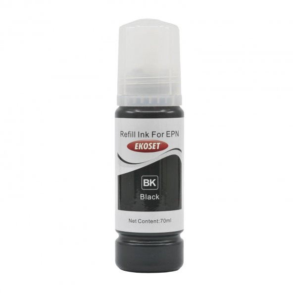 Ekoset Epson 103 EcoTank L5290 Uyumlu Siyah Muadil Mürekkep 70ml ürün görseli 1