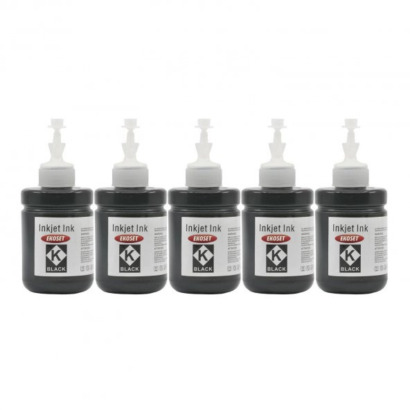 Ekoset Epson M100 M105 M200 Uyumlu Muadil Mürekkep 140ml 5li set ürün görseli 1