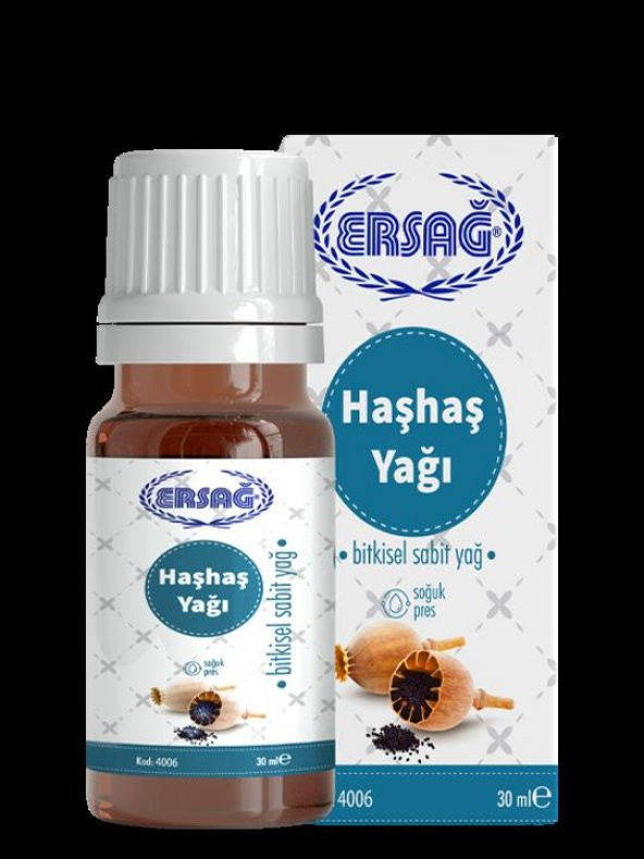 ERSAĞ HAŞHAŞ YAĞI 30 ML ürün görseli 1