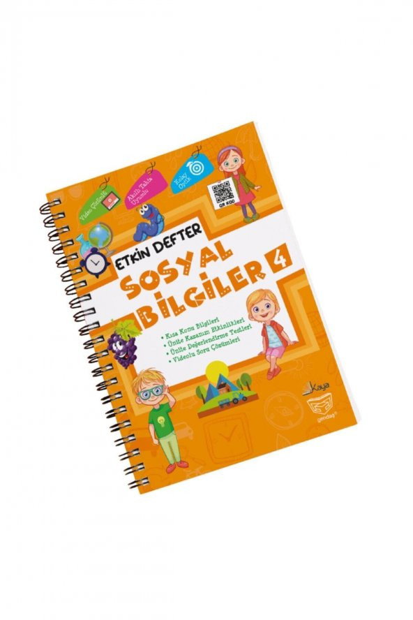 Gendaş Kaya Yayınları 4. Sınıf Sosyal Bilgiler Etkin Defter ürün görseli 1