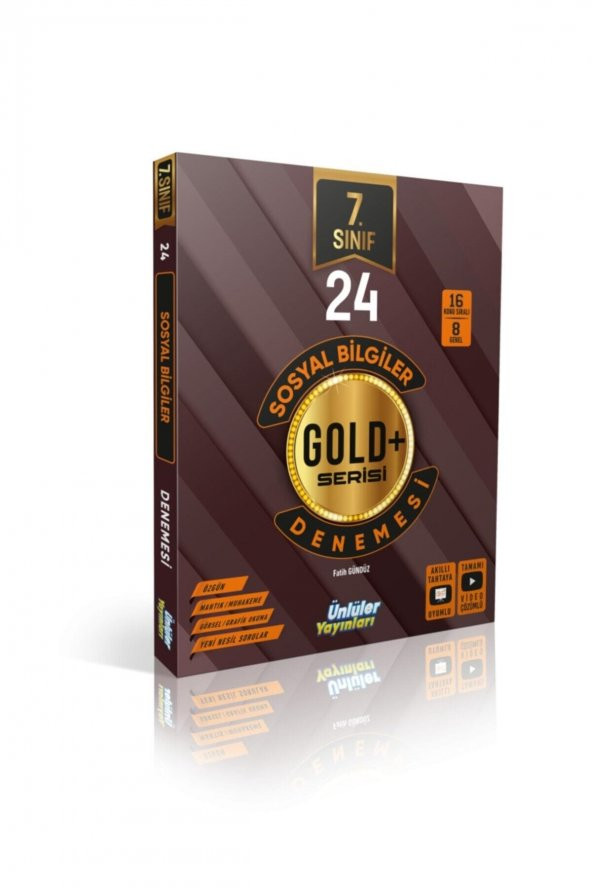 Ünlüler Karması 7.Sınıf Sosyal Bilgiler Gold Serisi 24 Deneme ürün görseli 1