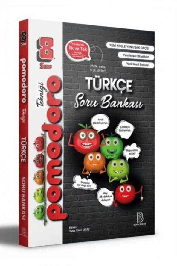 Benim Hocam Yayınları 8. Sınıf Pomodoro Türkçe Soru Bankası ürün görseli 1