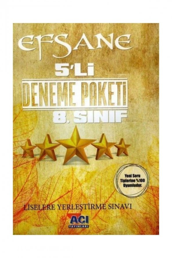 Açı Yayınları 8.Sınıf Efsane  5 Li Deneme ürün görseli 1