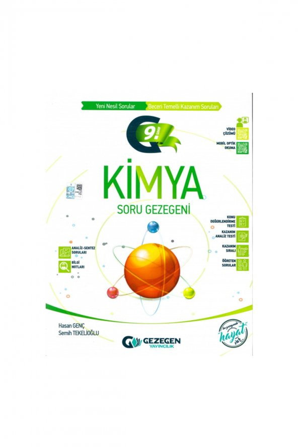 Gezegen Yayıncılık 9. Sınıf Kimya Soru Gezegeni ürün görseli 1