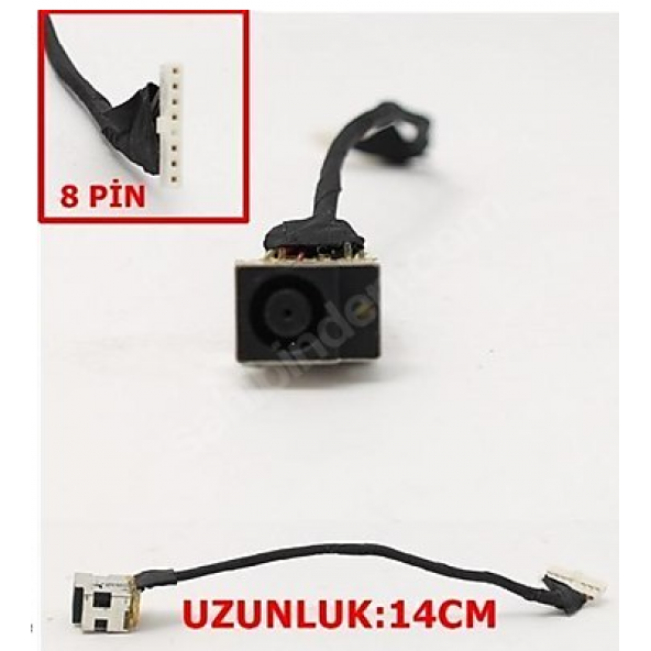 Hp G62 G62-225DX Şarj Soketi DİKKAT 8 PİNLİ ürün görseli 1
