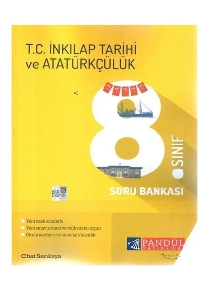 Pandül Yayınları 8. Sınıf İnkılap Tarihi ve Atatürkçülük Soru Bankası ürün görseli 1