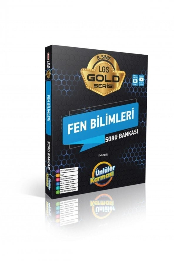 Ünlüler Karması 8.Sınıf. LGS Fen Bilimleri Gold Soru Bankası ürün görseli 1