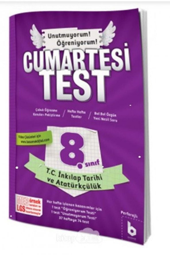 8. Sınıf LGS T.C. İnkılap Tarihi ve Atatürkçülük Cumartesi Test Basamak Yayınları ürün görseli 1