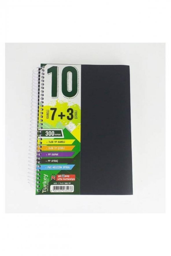 Telli 7+3 Ortalı Defter - Resim 2
