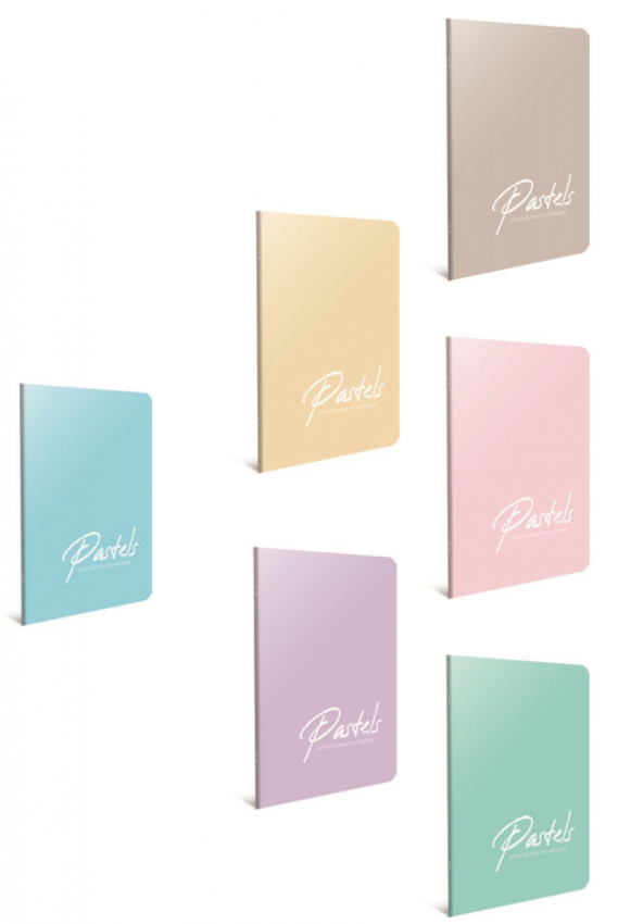 Gıpta Pastels Tel Dikişli Plastik Kapak A4 60 Yaprak Çizgisiz Defter ürün görseli 1
