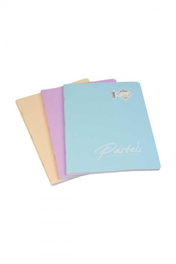 Gıpta 4121 Pastels Tel Dikişli PP Kapak A4 100 Yaprak Kareli Defter ürün görseli 1
