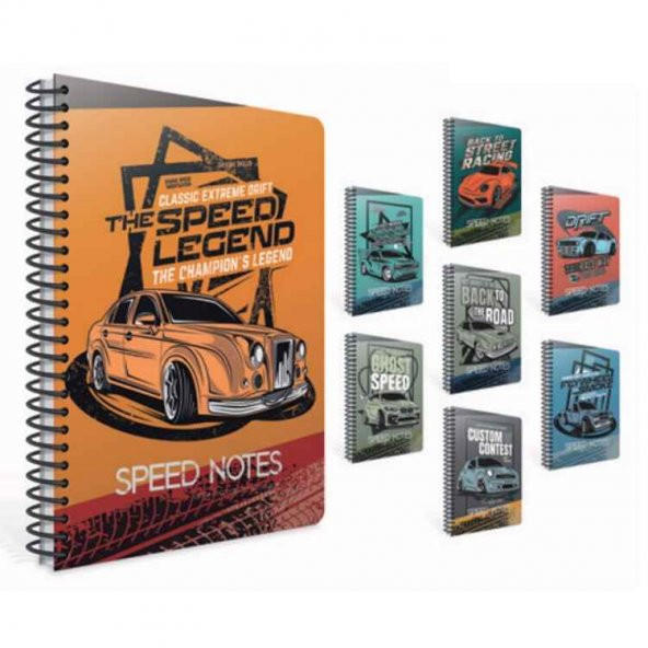 Gıpta Speed A4 80 Yp Kareli Spiralli Defter ürün görseli 1