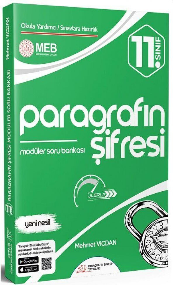 11. Sınıf Paragraf Modüler Soru Bankası Paragrafın Şifresi ürün görseli 1