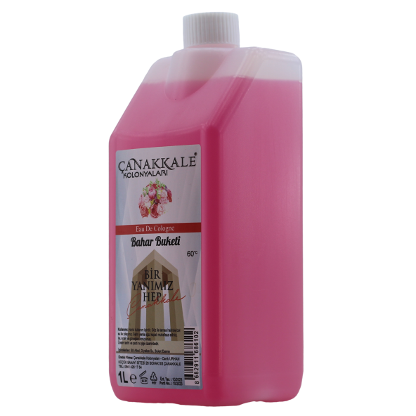 Buket Kolonyası - 1 Litre -(BİDON) Korumalı Kapak - Yeni Model ürün görseli 1