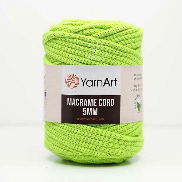 Yarnart Macrame Cord 5MM 801 ürün görseli 1