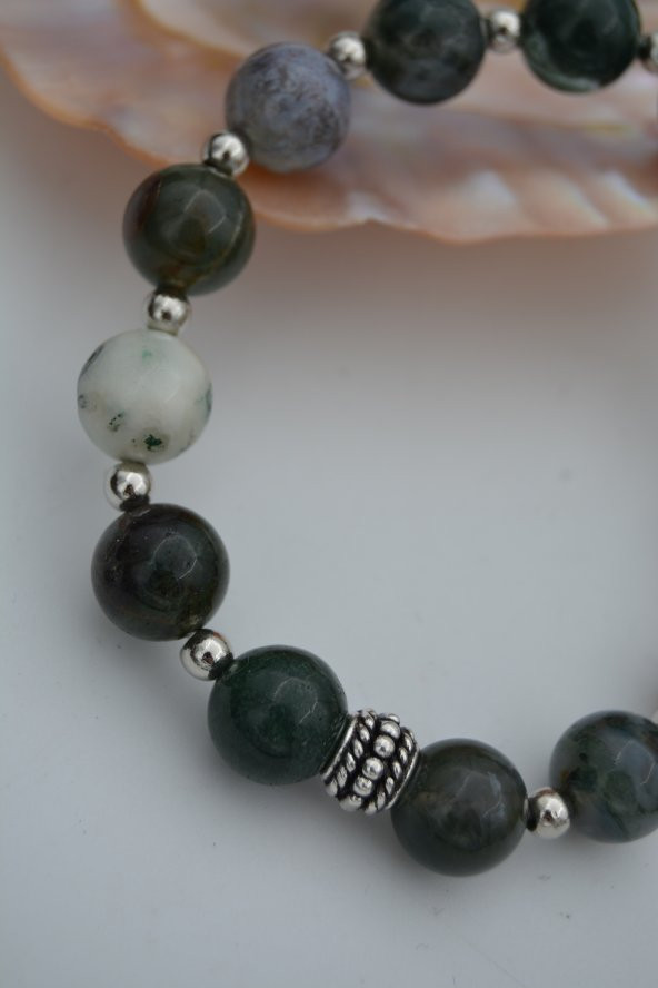 STONEAGE JEWELLERY Hint Akiği Unisex Doğal Taşlı Bileklik ürün görseli 1