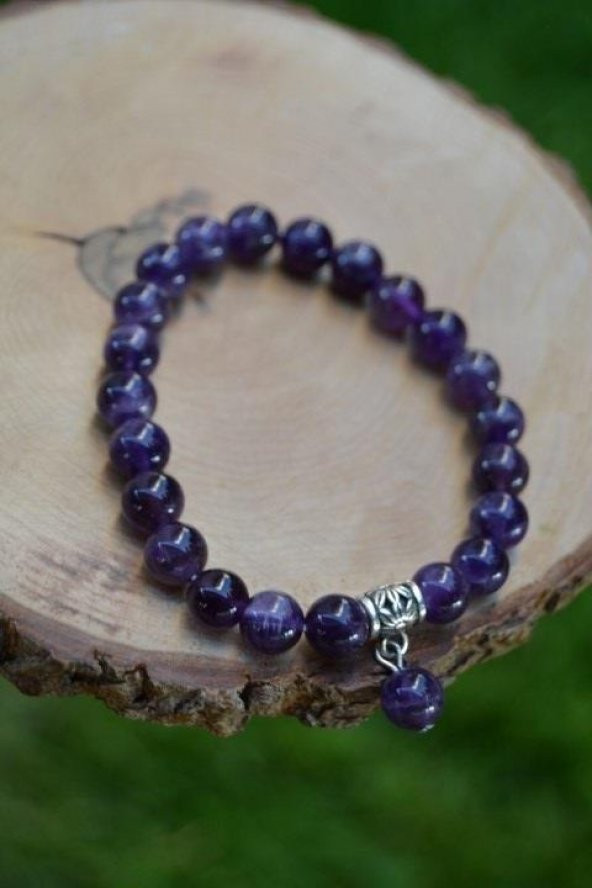 STONEAGE JEWELLERY Ametist Doğal Taş Bayan Bileklik ürün görseli 1