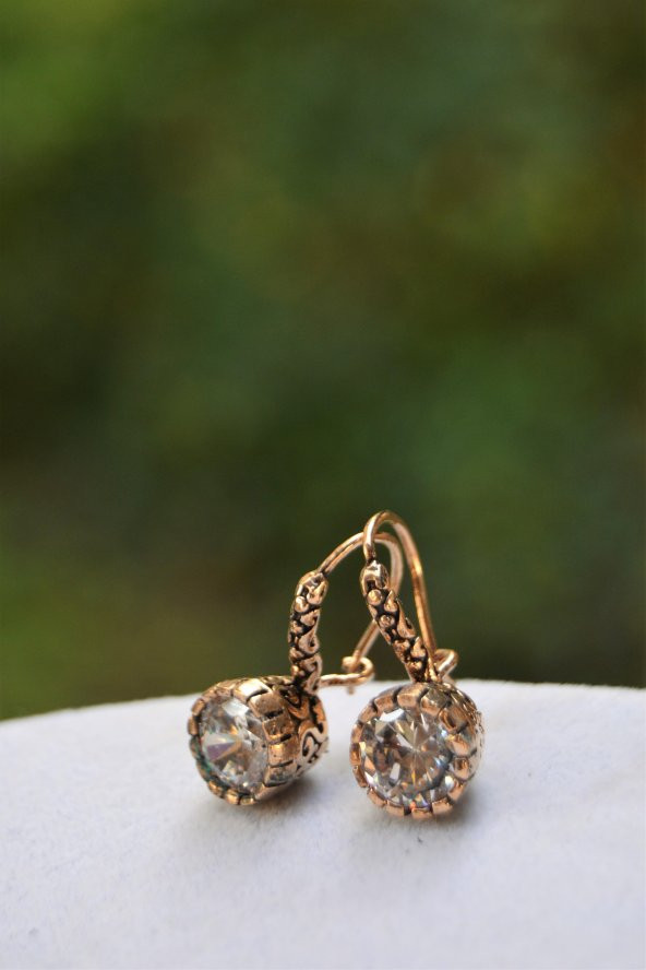 STONEAGE JEWELLERY Elmas  Görünümlü Bayan Küpe ürün görseli 1