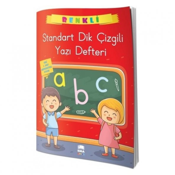 Ema Renkli Standart Klavuz Dik Çizgili Yazı Defteri ürün görseli 1