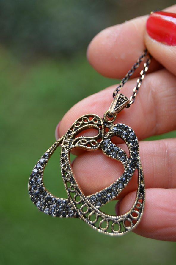 STONEAGE JEWELLERY Çift Vav Kadın Kolye - Resim 3