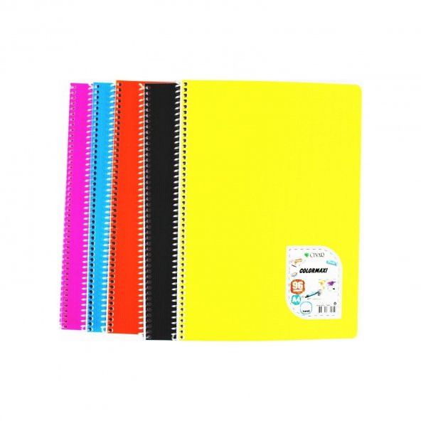 Çınar A4 Telli Kareli Defter 96 Yaprak Spiralli ürün görseli 1