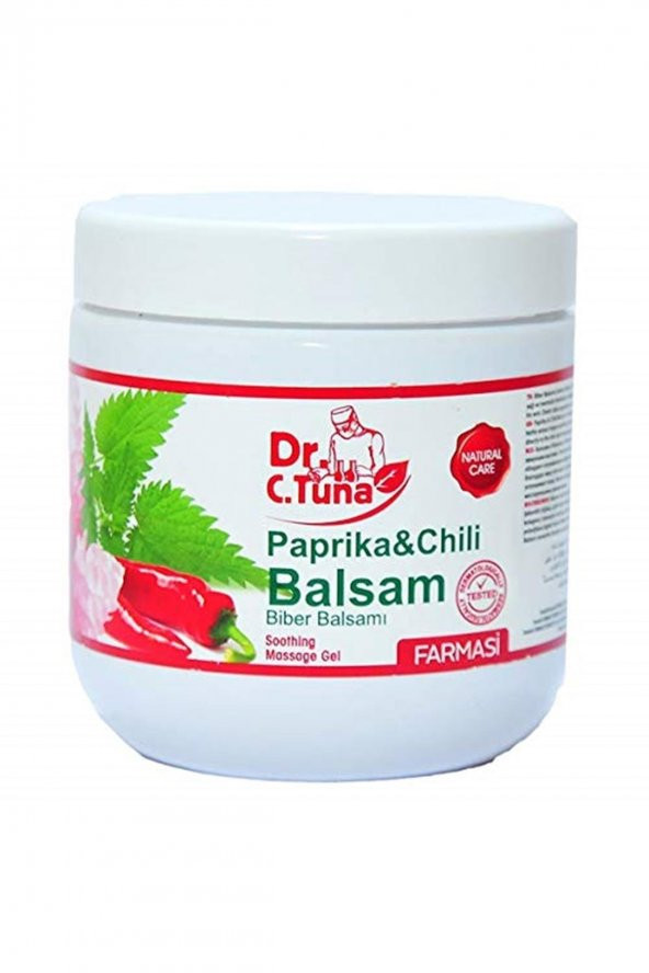 Dr C. Tuna Biberli Masaj Jeli 500 Ml Kavanoz ürün görseli 1