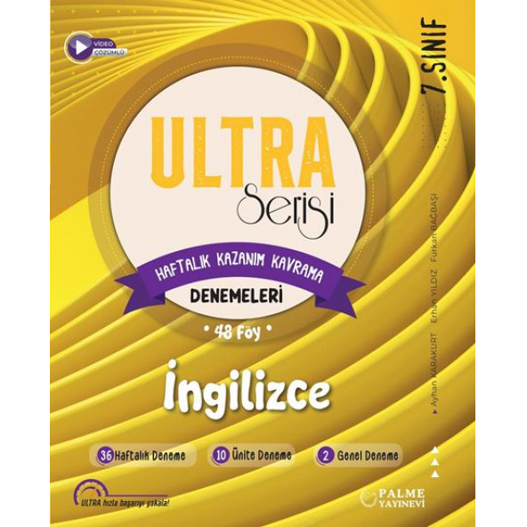 Palme ULTRA Serisi 7.Sınıf İngilizce Denemeleri ( Haftalık Kazanım Kavrama ) 48 Föy ürün görseli 1