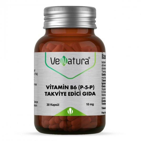 Venatura Vitamin B6 (P5p) 30 Kapsül 30 Kapsül ürün görseli 1