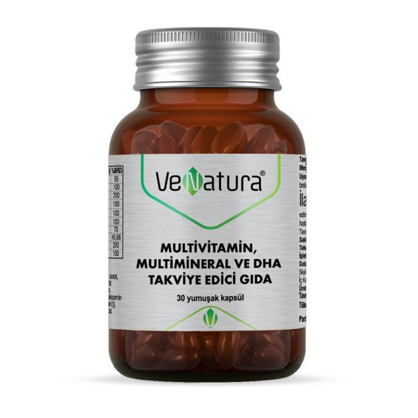 Venatura Multivitamin, Multimineral Ve Dha 30 Kapsül ürün görseli 1