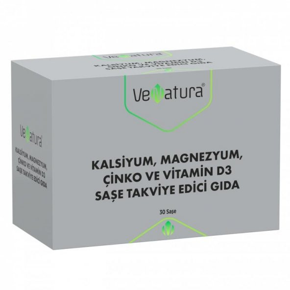 Venatura Kalsiyum, Magnezyum, Çinko Ve Vitamin D3 30 Saşe ürün görseli 1