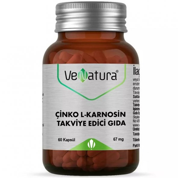 Venatura Çinko L-Karnosin 60 Kapsül ürün görseli 1