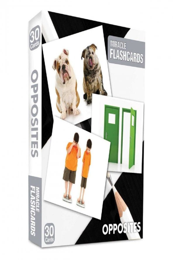 Miracle Flashcards Opposites 30 Cards Mk Publications ürün görseli 1