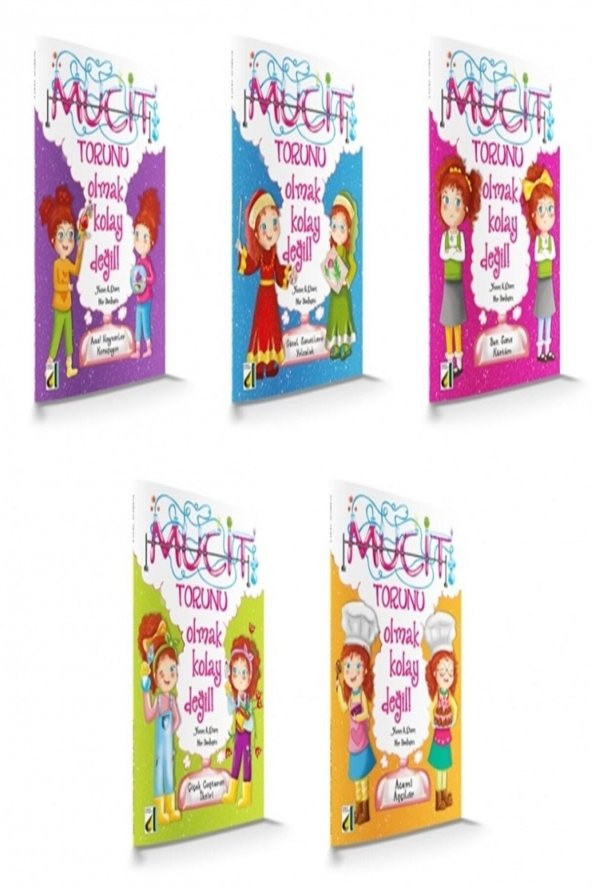 Damla Yayınevi Mucit Torunu Olmak Kolay Değil! ( 5 Kitap+hds ) ürün görseli 1